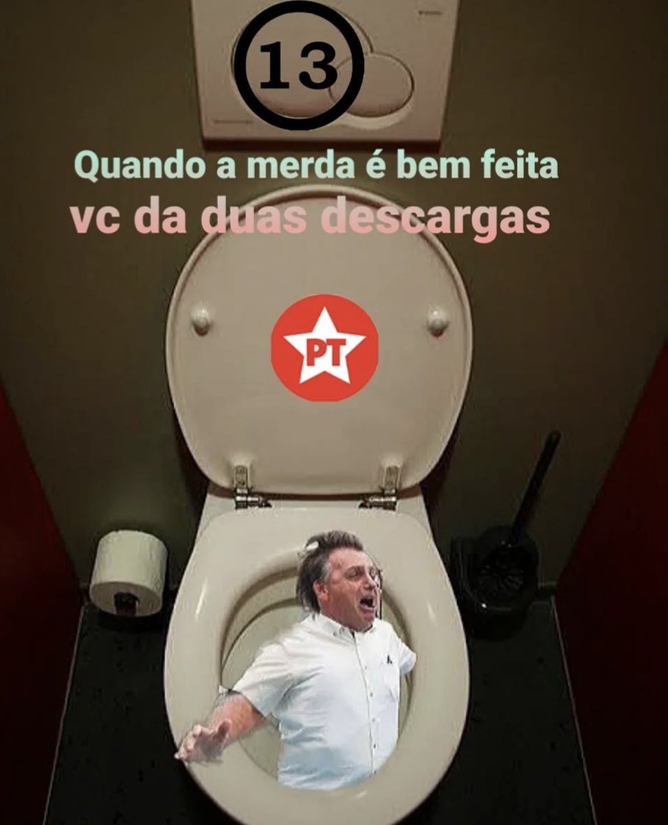 TonTRodrigues's tweet photo. É eu acho que agora a merda desceu! #ForaBolsonaro #pt #LulaPresidente1️⃣3️⃣ #lulou #lulachegou #presidenteLULA https://t.co/goklEYcrDo