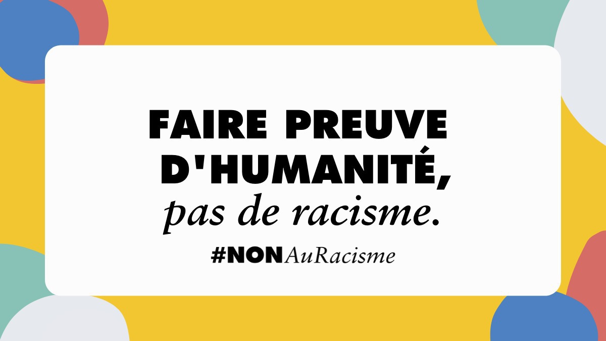 Le racisme, la xénophobie, l'antisémitisme et l'islamophobie empoisonnent nos sociétés. Nous devons les combattre. Partout. À chaque instant. ➡️ bit.ly/3sGVjPo #FightRacism