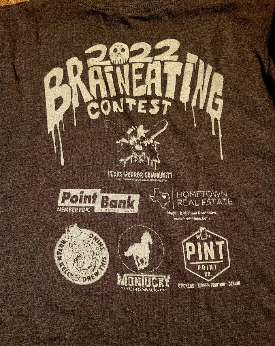 Michael Bradshaw (@jmb0015) on Twitter photo Fun time sponsoring the event at <a href="/BeardedMonkDn10/">The Bearded Monk</a> with artwork by <a href="/bryankellydraws/">Bryan Kelly</a> and shirt printed by <a href="/PINTPrinting/">PINT Services</a>. Love you Denton. Happy Halloween. 🕸🎃🦇 Fun time sponsoring the event at <a href="/BeardedMonkDn10/">The Bearded Monk</a> with artwork by <a href="/bryankellydraws/">Bryan Kelly</a> and shirt printed by <a href="/PINTPrinting/">PINT Services</a>. Love you Denton. Happy Halloween. 🕸🎃🦇
