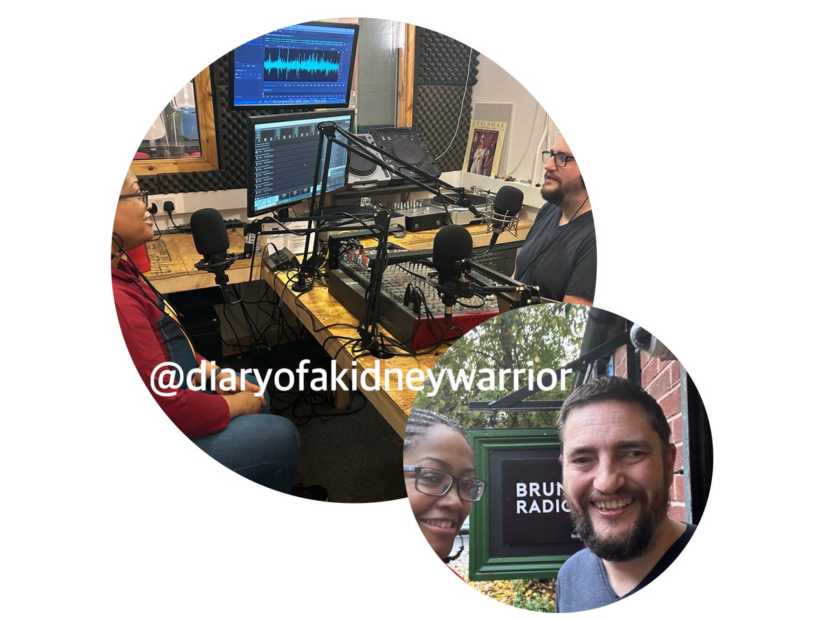 I’m honoured to be interviewed by the amazing @DavidWMassey from @brumhour sharing my story, about #diaryofakidneywarriorpodcast & more! Available Monday 6pm on brumradio.com #DiaryofaKidneyWarrior #KidneyWarrior #KidneyDisease #kidneydiseaseawareness #kidneyhealth #CKD