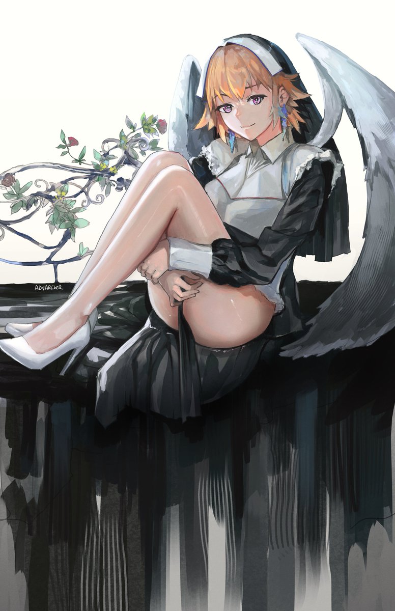 小鳥遊キアラ 「Angel #ArtsOfAshes #HOLOctober 」|advarcherのイラスト