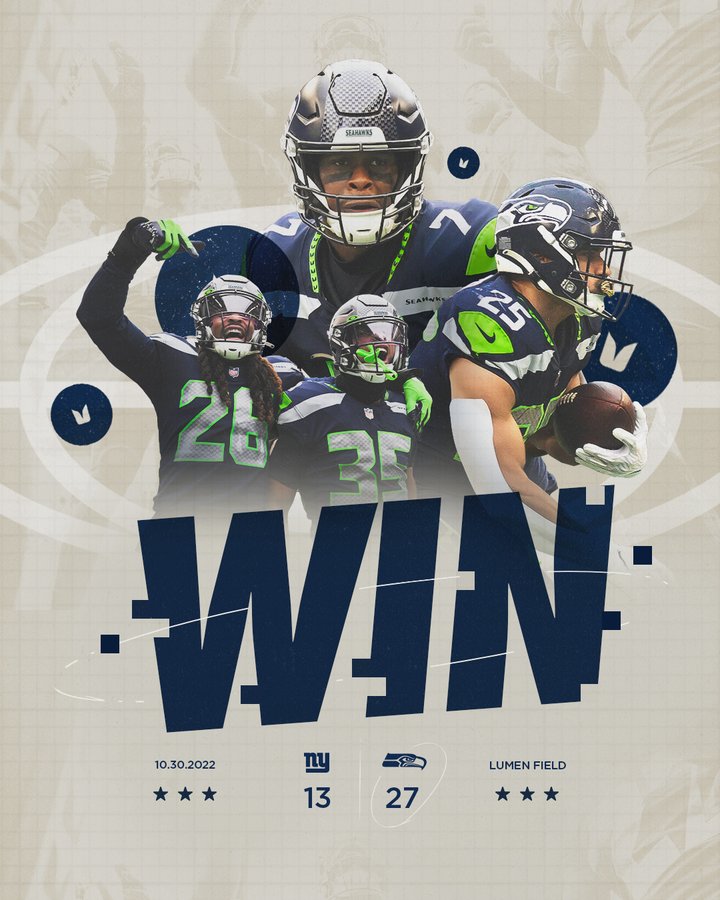 SEAHAWKS WIN! 27-13 