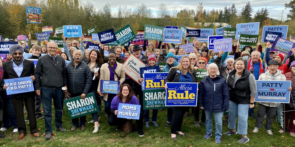 30 minutes to the last debate/town hall in the WA Senate race <a href="/washdems/">Washington Democrats</a>…<a href="/PattyMurray/">Senator Patty Murray</a> has our back, and we have hers! Tune in <a href="/KIRO7Seattle/">KIRO 7</a> at 5pm and show your support!
