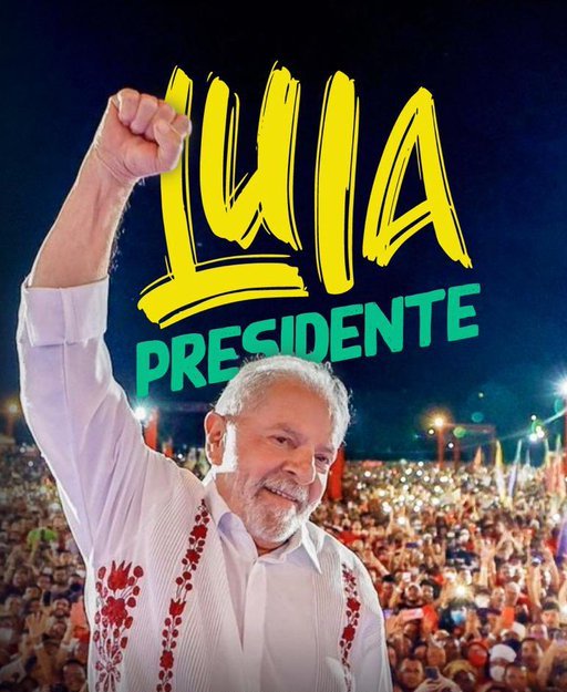 El candidato por el <a href="/ptbrasil/">PT Brasil</a>, el querido <a href="/LulaOficial/">Lula</a>, es el presidente electo de #Brasil. Nuestra felicitación y abrazo hermano, desde esta tierra que anhelaba la victoria de la razón y la justicia, para tu pueblo y  Latinoamérica toda. #LulaPresidente2022