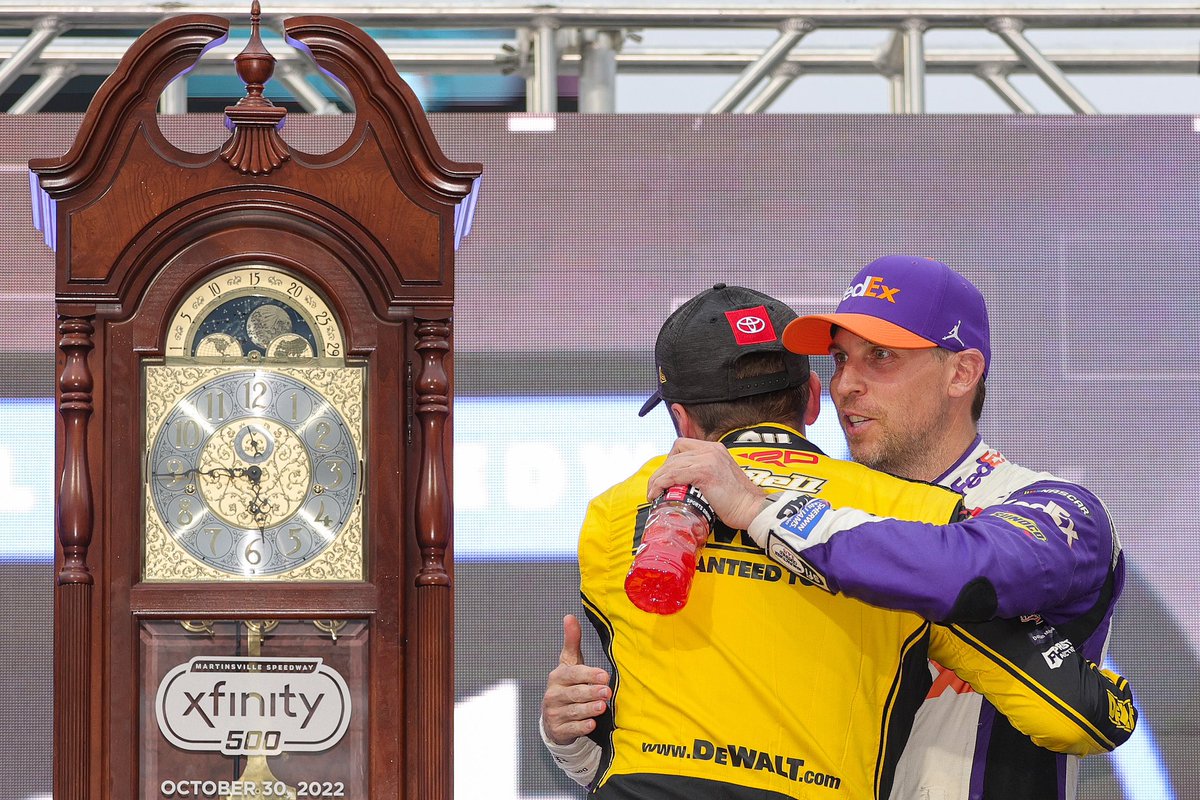 𝗪𝗛𝗘𝗘𝗟𝗠𝗘𝗡.🤝 @CBellRacing | @dennyhamlin