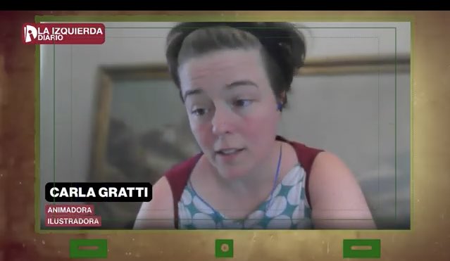 Carla Gratti, animadora, dio esta nota en <a href="/izquierdadiario/">La Izquierda Diario</a> donde habla de mujeres en la animación entre otras cosas.
Gracias al diario por el espacio. laizquierdadiario.com/Organizarse-pa…