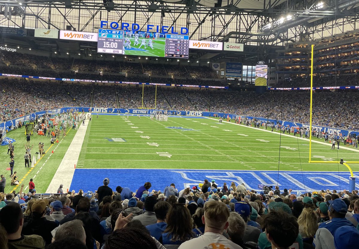 Lions in the Afternoon and Pistons at night double header!