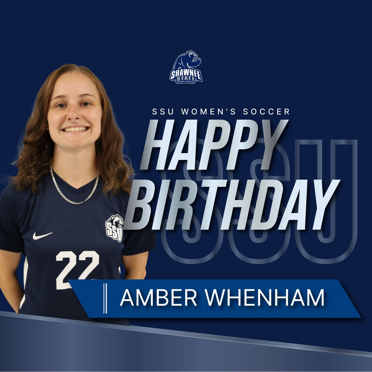 Wishing a happy birthday to our #22, Amber Whenham! #gobears