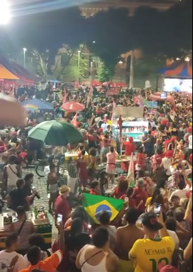 TaticaAmado's tweet photo. Rio de Janeiro ,Victoria de Lula a la presidencia de Brasil. #LulaPresidente2022 #progresita https://t.co/HqRPxKQPRA