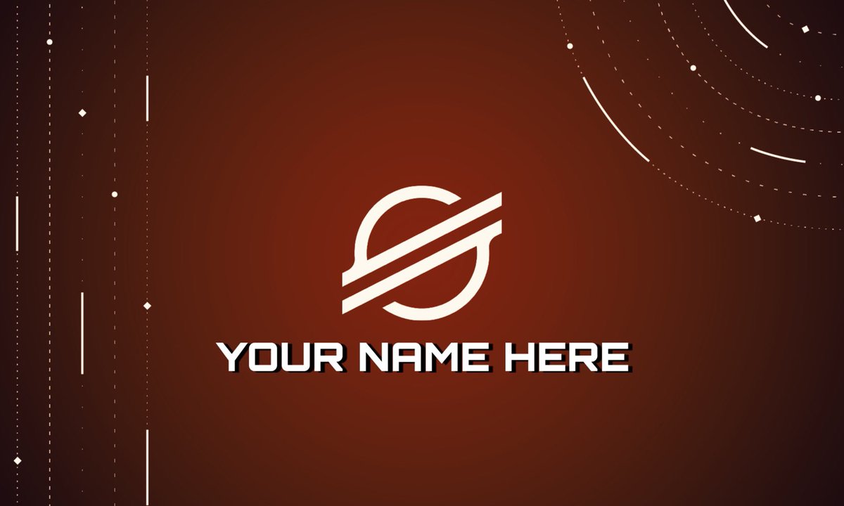 Retweet and like this post if you want me to create a create a custom #stellar #xlm profile picture for you!