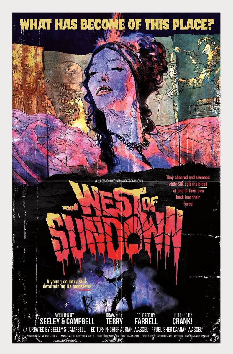 DAWeatherford's tweet photo. Four of my favorite comic books as of late.  Stuff of Nightmares by RL Stine has blown up.  Going to be a huge 4 issue run.  Oswalds Body is fantastic.  West of Sundown is really good horror. And Crypt of Shadows….well that was just awesome.  #comics #marvelcomics #NCBD https://t.co/RoQMUHMCFF