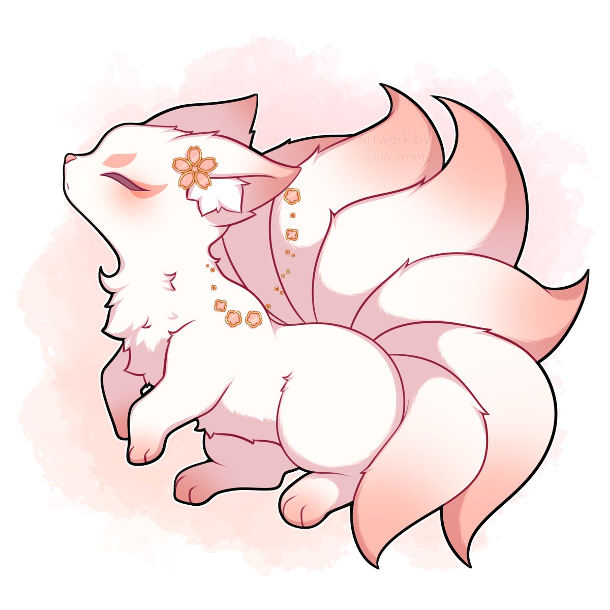 SeviYummy's tweet photo. 🌸 Kitsune 🌸 https://t.co/rnFw5S64Qz