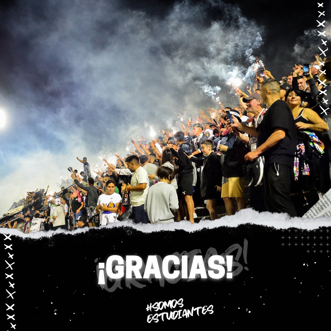¡Gracias a todos los hinchas, socios/as y simpatizantes por ser parte de la fiesta en el Ciudad de Caseros!

¡Soñemos juntos! 💪🏼

#SomosEstudiantes 〓