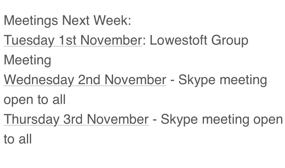 💚💚 New Meeting Alert 💚💚

HOPE will be the launching a face to face group at Brandon from  Monday 16 January 2023 .For further information please contact either Suzy or Hazel.

Also this week’s groups:  #grouptherapy