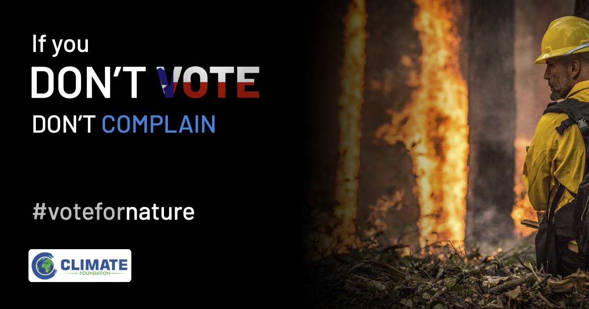 The planet could really use your help. 
Please vote. 
#votefornature