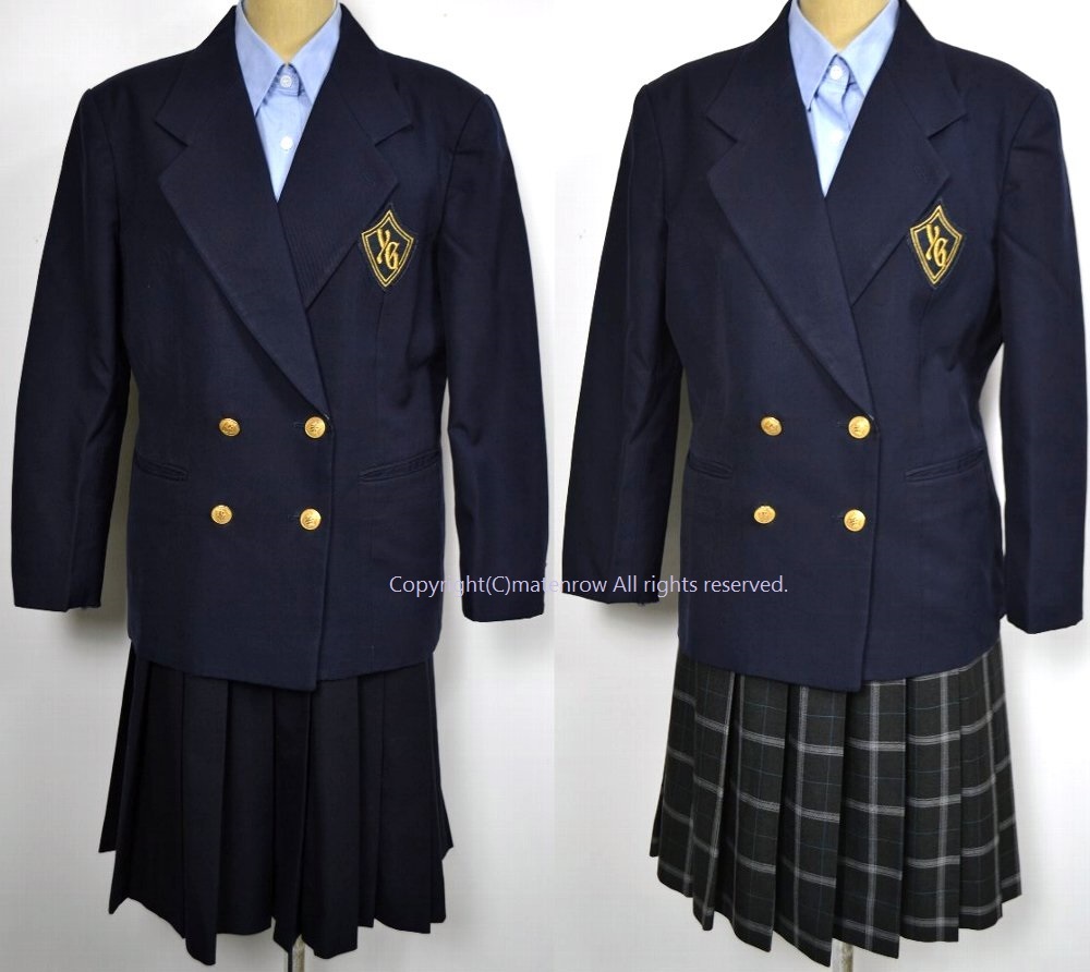 神奈川県 横浜女学院中学校・高等学校 ブレザー冬服が出品されました