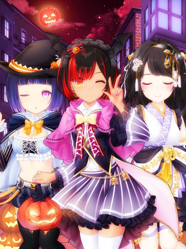 Jeycolla025's tweet photo. 🎃Happy Halloween everyone👻
🍬Hope you guys have a great day~✨ 🍭
My Akisa~
Meet with @LeleDgf Ellie💛
And Thanks to @mew_rocket 
#ニジカノ #dreamgf https://t.co/JEd8KbMX4N