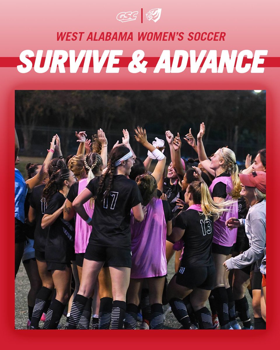 SURVIVE &amp; ADVANCE! 🐅⚽️

Women’s soccer won 4-2 in penalty kicks to defeat Delta State! The Tigers advance to semifinals and take on Mississippi College on Friday at 6 PM! #WeAreWest #WeAreTigers