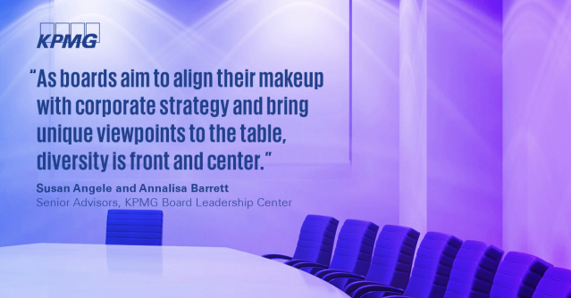 While #diversity among #boardsofdirectors is growing, there is still a long way to go. This article for FEI Daily discusses highlights from a recent #KPMGBLC Ascend Pinnacle report on Asian representation on Fortune 1000 boards. Read now. bit.ly/3SKf7vS