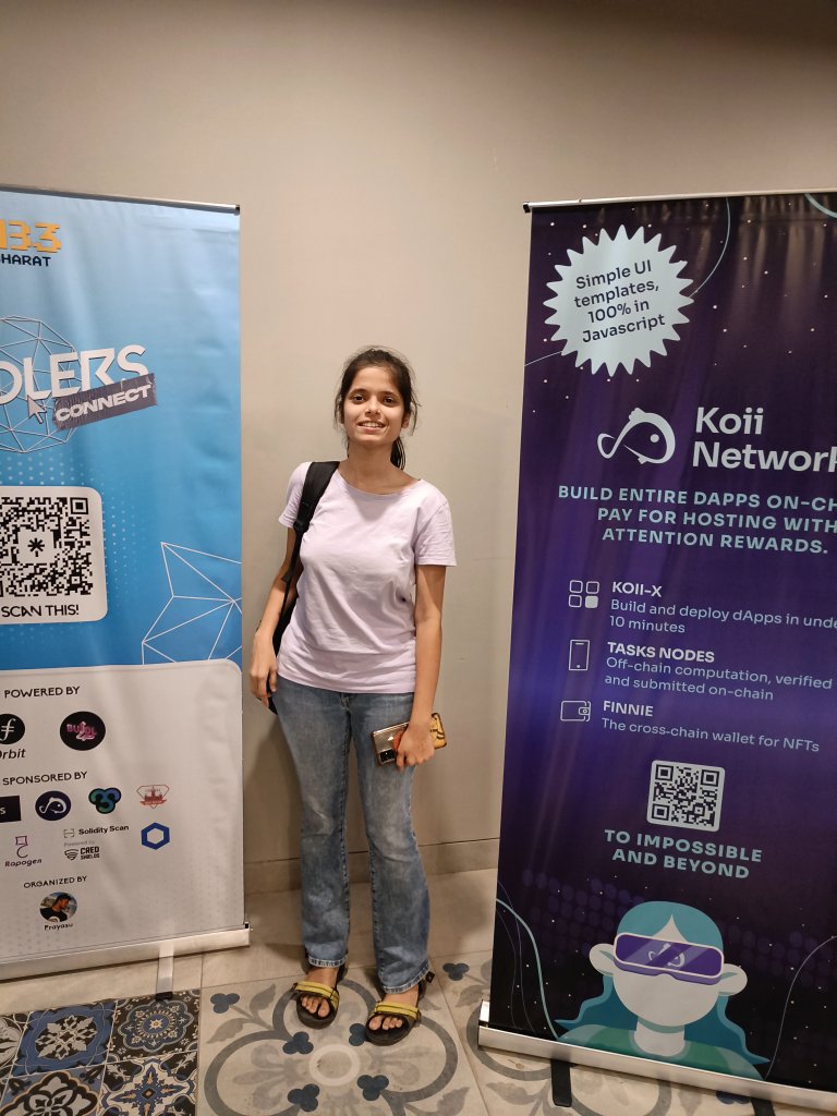 nollam0's tweet photo. Attended the Largest Web3 Meetup #BuildersConnect 🧩. Got consultation by @sandybcsald &amp;  @KoiiNetwork 🐳 on web3, surely gonna check those out.🚀
Thanks to the organizers @ThePrayasu @CodeChefSrmRmp @web3bharat @Web3Chennai &amp; the sponsors to make the session successful &amp; worth🎯 https://t.co/eQee6LaXpN