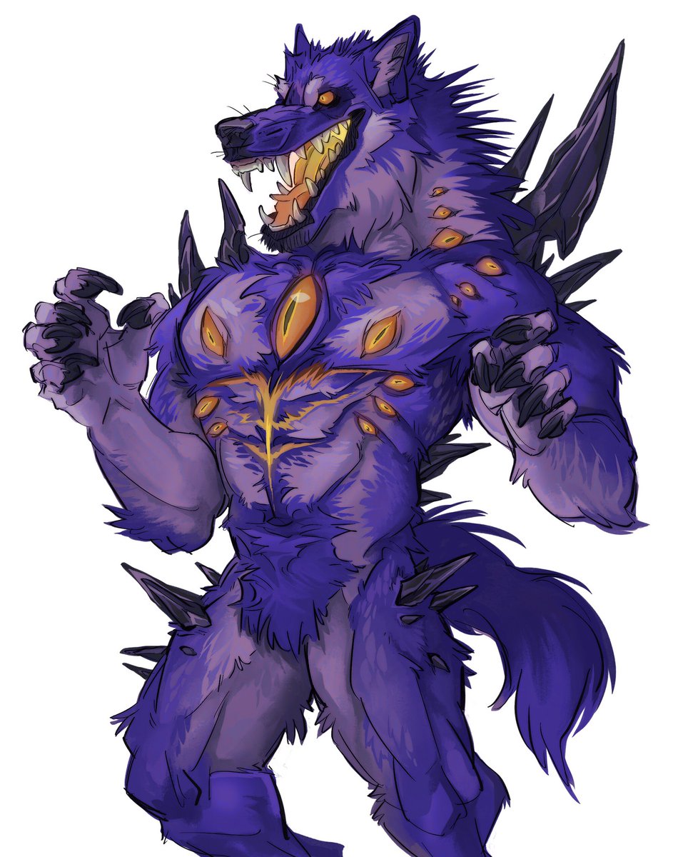 nmvsolidus's tweet image. dogtober day 30: fight purple with purple