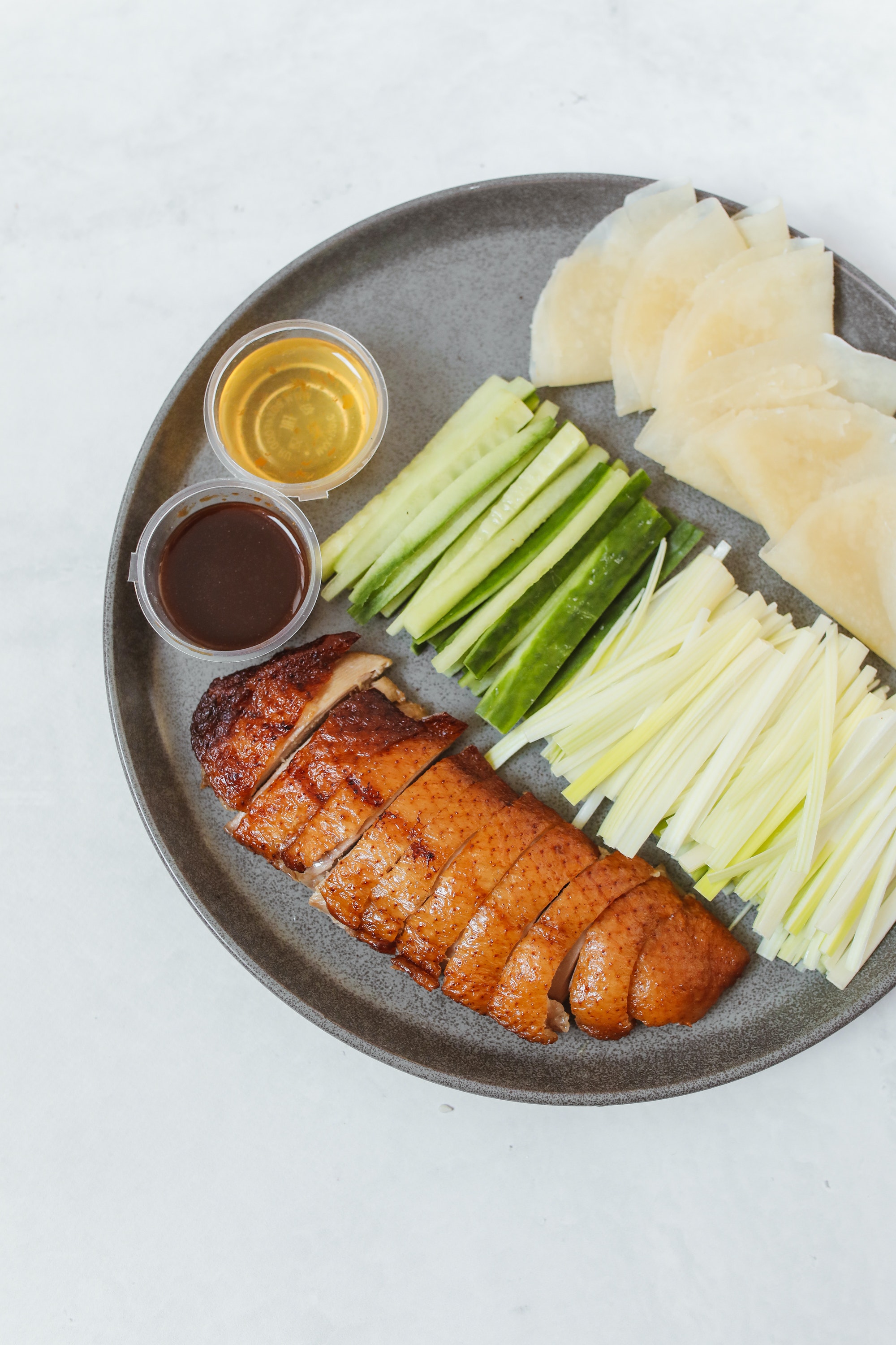 A Peking duck dish