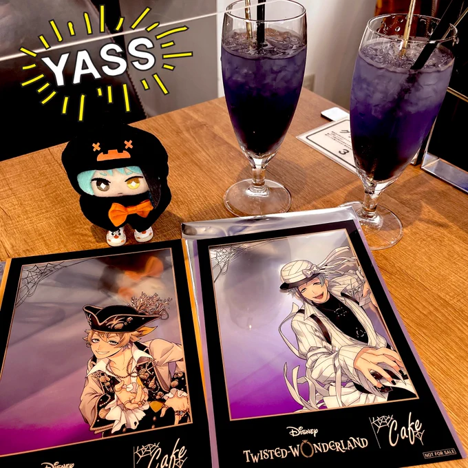 ひよルンさんとツイステカフェに来ました ハッピーハロウィン 