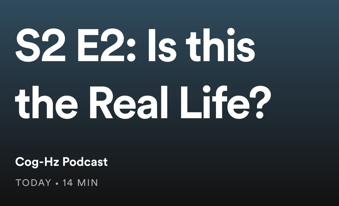 cog_hz's tweet image. S2 E2 is out now! 
Tune into listen to how virtual reality is enhancing CogSci research!

open.spotify.com/episode/79F67l…

#VirtualReality #cognition #podcast #spotify