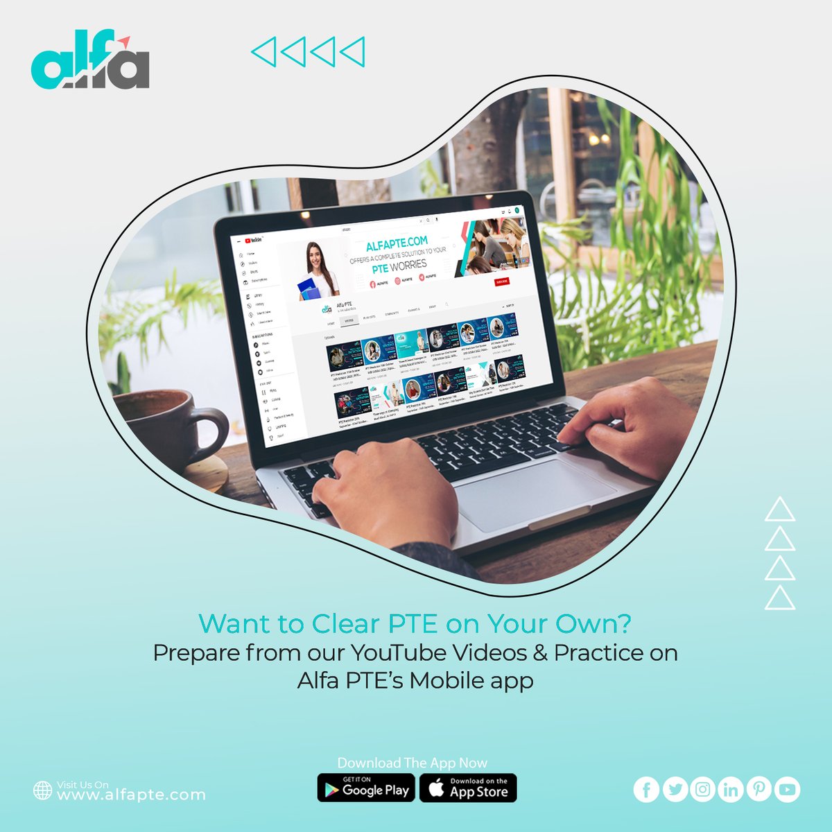 Want to Clear #PTE On Your Own? Prepare from Our YouTube videos & Practice on #AlfaPTE’s Mobile App

💻 𝗦𝘂𝗯𝘀𝗰𝗿𝗶𝗯𝗲 𝗬𝗼𝘂𝗧𝘂𝗯𝗲 𝗖𝗵𝗮𝗻𝗻𝗲𝗹 @ youtube.com/c/ALFAPTE
📳 𝐂𝐚𝐥𝐥 𝐮𝐬 : +61 (03) 9013 4110

#PTETips #PTEStrategies #PTEExamPreparation #PTEMockTest