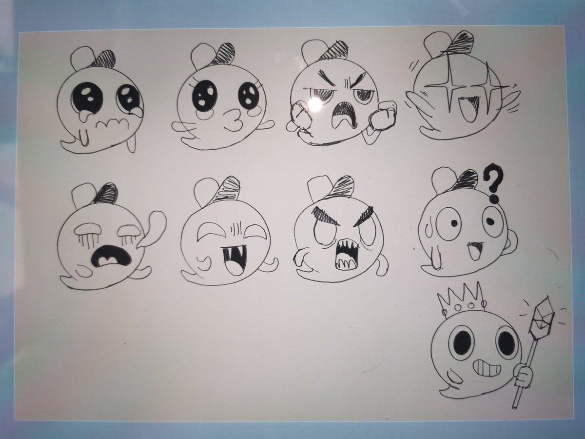 TimeCop0487's tweet photo. Feels like is been a decade since this was first drafted. It’s been a good 8 months of building with these guys. Excited for the future! 
[first draft of our custom server emojis designed by @KuroCrypto_ ] @AlphaFiendz 
@vinnyski @b0nesFAFZ @gorgory_ct @BrokeDegenFAFz @0xMorello https://t.co/rLpMY9eH8j