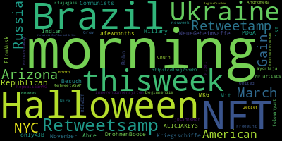infokalyptisch's tweet photo. Trending in my timeline now: #morning (7) #NFT (3) #Halloween (3) #Brazil (3) #2016 (2) #thisweek (2) #Ukraine (2) #Retweetsamp (2) https://t.co/5nwYkwpr9g