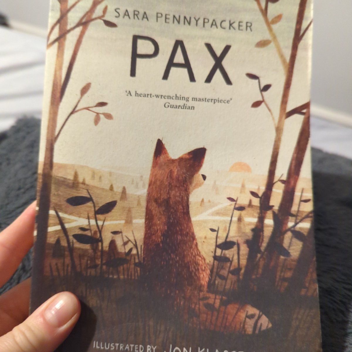 Just finished Pax by @sarapennypacker. What a beautiful book, this will be one of my top recommended reads for year 5/6 pupils. An absolute gem of a book (already looking forward to the follow up)