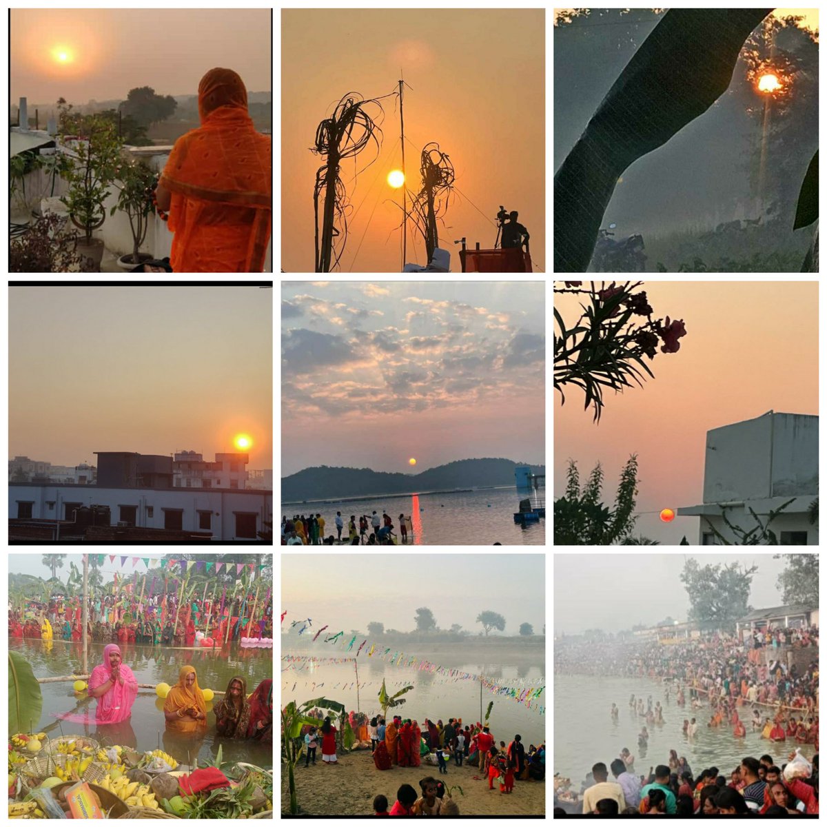 IOCL_BIHAR's tweet photo. The fourth and last day of Chhath Puja. The 36-hour Chhath fast came to an end after offering Argha and Surya Namaskar to the rising sun.
Today is the day to pray and thank nature, sun and river as they are the most essential blessings from the  Almighty for a blessed life. https://t.co/zYGTQXGXg6