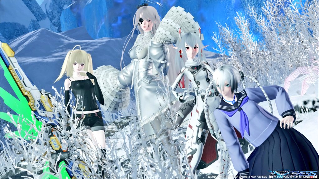 karasuma_jun's tweet image. #PSO2NGS_SS  #PSO2
ちゃんとしたハロウィン企画は今回無しだったけど、みんなで女装してみた。しげさんだけハロウィンしてる🎃