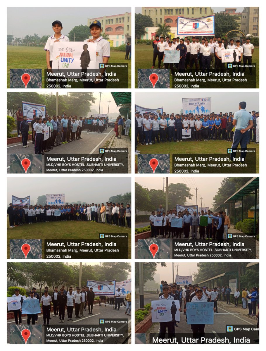 MehdiSimran's tweet photo. Today cadets of 70 UP BN NCC participated in National Unity Run organized in Swami Vivekananda subharti university on the occasion of Sardar Vallabh Bhai patel's Birth anniversary !! 
@subhartitv @DrSandeepChau10 @HQ_DG_NCC @NCCDteUP @Shalya_rohit @subhartiofficia @Prabhat0714 https://t.co/sdqd5fkFqU