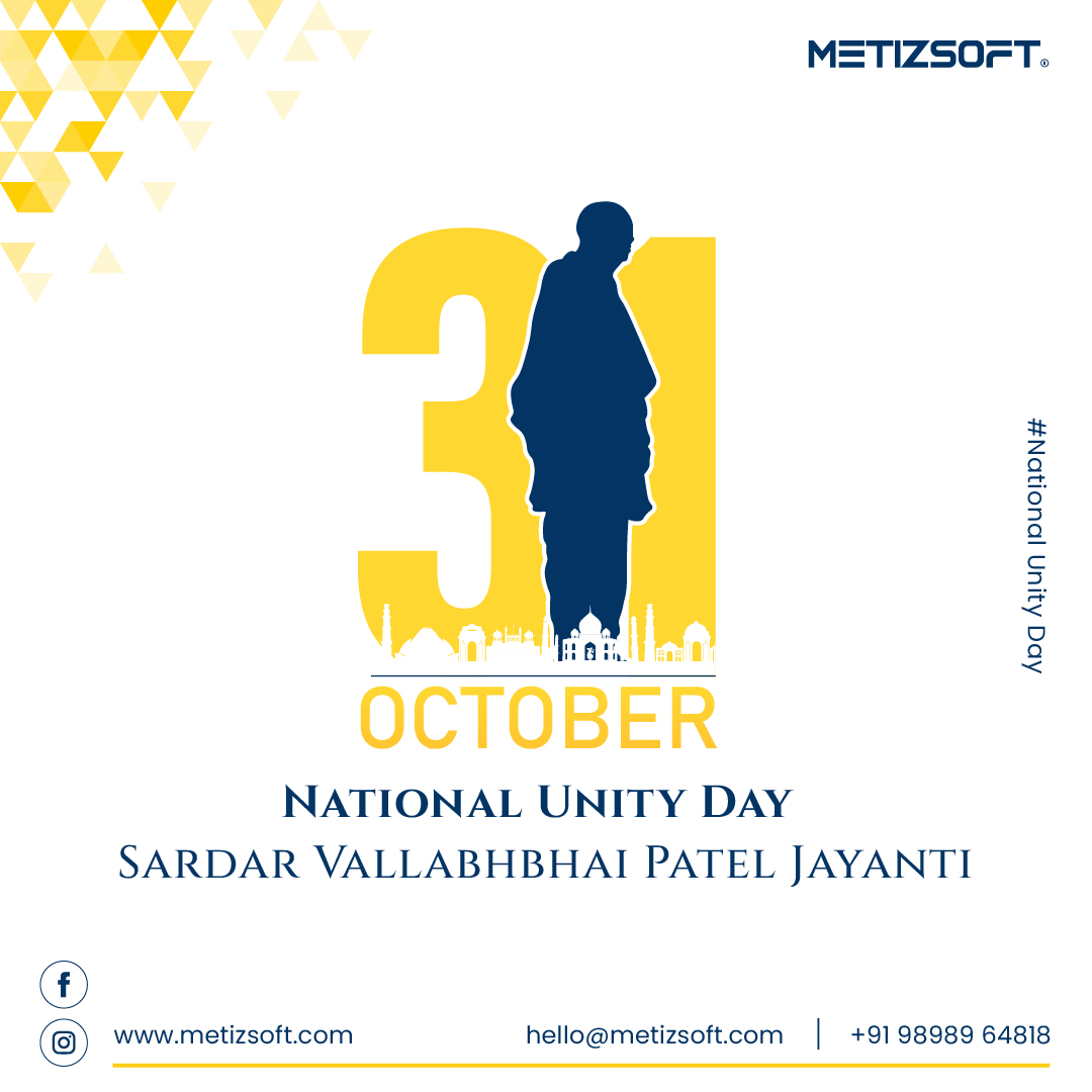 Metizsoft's tweet photo. "Faith is of no evil in the absence of strength. Faith and strength both are essential to accomplish any great work."
#sardarvallabhbhaipatel #sardarpatel #nationalunityday #unity #peace #community #freedom #spirituality #motivation #truth #diversity #inspiration #metizsoft https://t.co/Zslp0i4Mwb