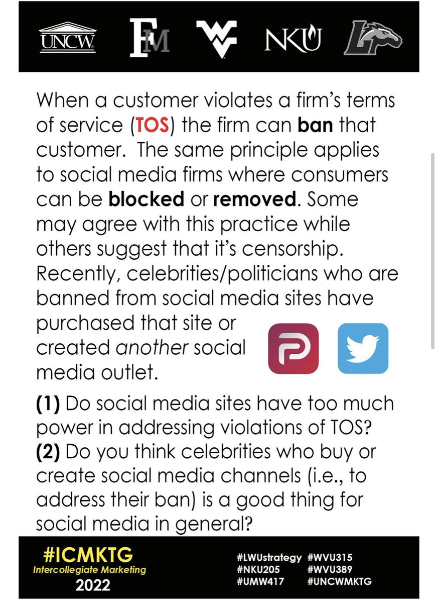 aid7n777's tweet image. People who are banned from social media and either buy or create their own are not good or bad. It is dependent on how the situation is addressed. If someone does take over the media and just shifts to the opposite end of the extreme to fit them, that is bad.#NKU205 #ICMKTG
