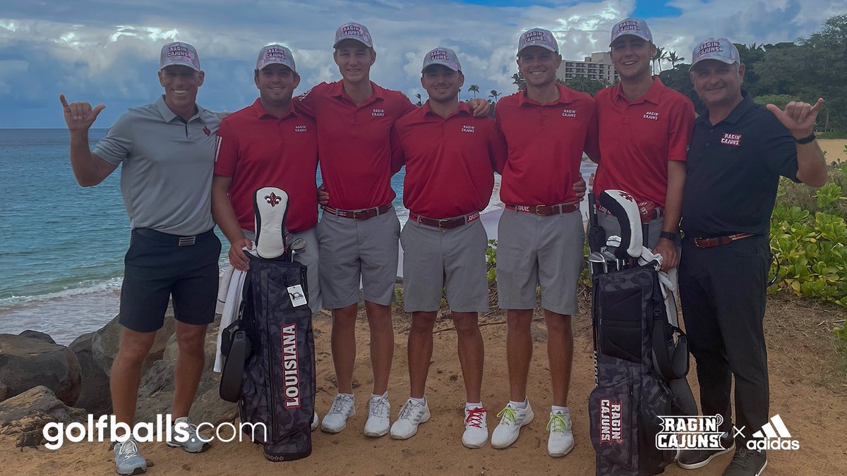 RaginCajunsGolf's tweet photo. 2️⃣6️⃣7️⃣
8️⃣3️⃣0️⃣

Louisiana posts the lowest team round and 54-hole total in school history to wrap up play in Maui ⛳️☀️🏖🌈

#GeauxCajuns ⚜️
#StayHungry 
#StayHumble https://t.co/xz9gDJep5C