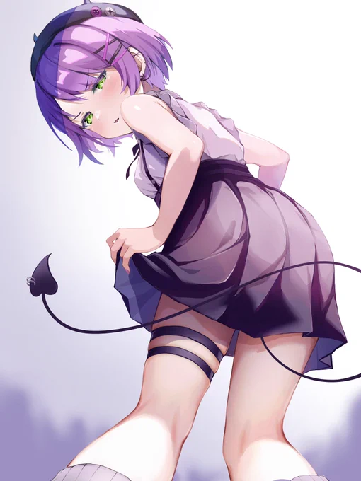 膝は裏でも良いかもしれないと思って描いたはいいけど今日はハロウィンだった乗り遅れた 