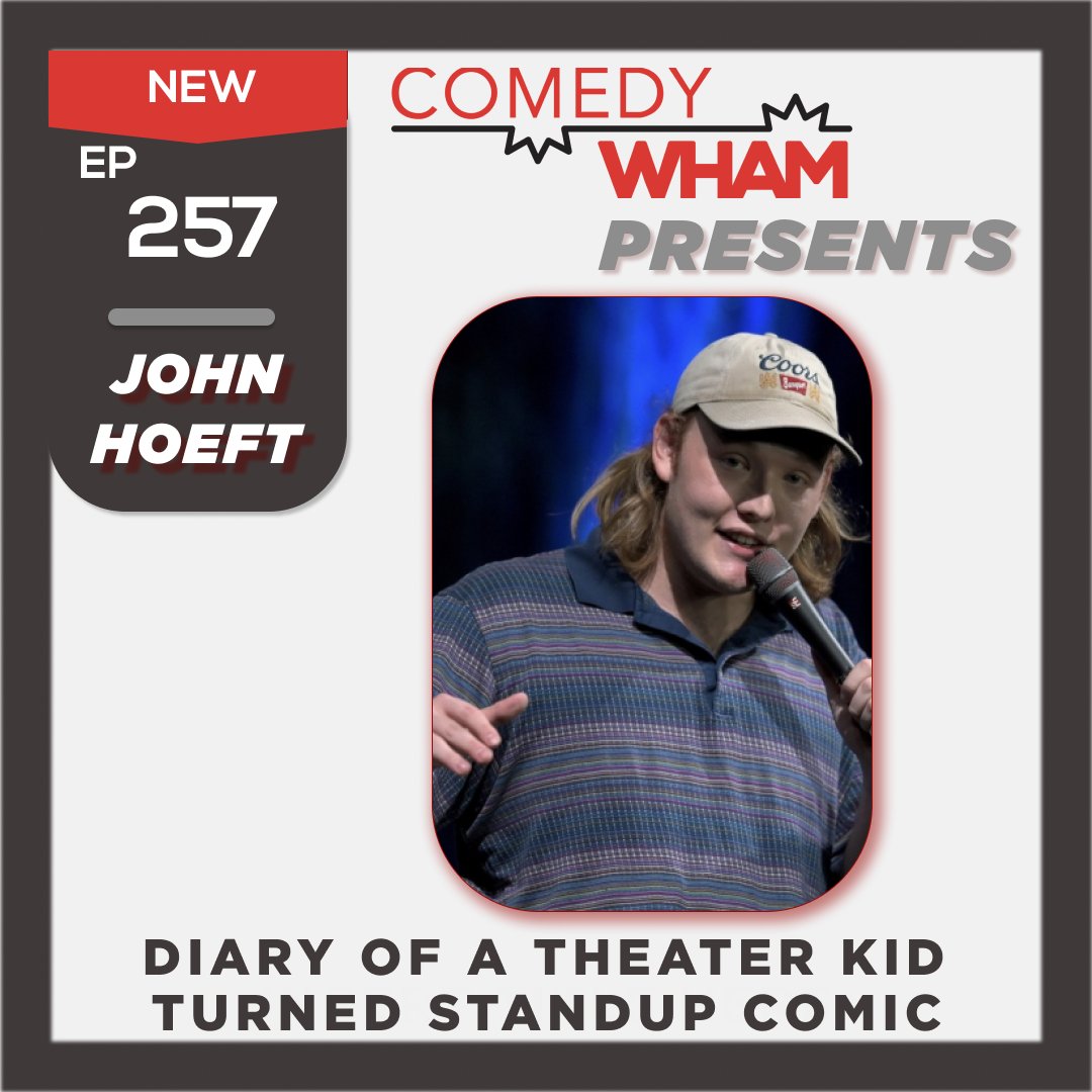 #257 John Hoeft: Diary of a Theater Kid Turned Standup Comic @JohnHoeftComedy talks to @supermeowy about using the stage to overcome effects of bullying, his family's incredible support, being a @capcitycomedy 2022 FPIA finalist, and adopting a zen mindset comedywham.com/podcast/john-h…