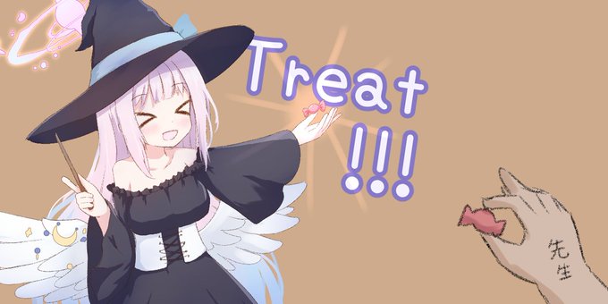 「bangs trick or treat」 illustration images(Latest)