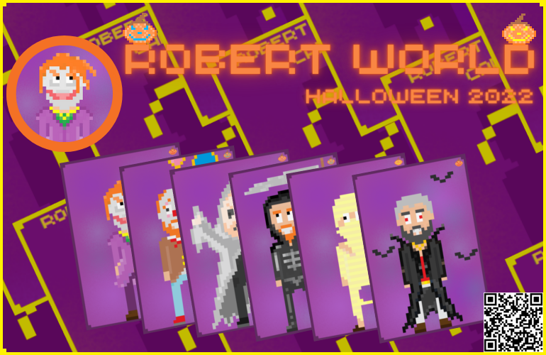 crystalLineNC's tweet photo. Halloween update, 10 new Roberts are on sale now! 
https://t.co/dc1TNLg24L

#RobertWorld
#NFTs #NFTCommunity #crystalLineNC #Metaverse #Altcoins  #Ethereum #BTC #ETH #opensea #blockchain #Solana https://t.co/mQtfp49Okr