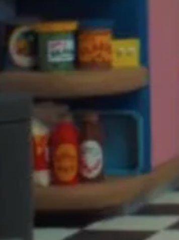 MrVeryBright's tweet photo. (( anyone gonna question the eerie parallel of duck's insides being removed in the death episode, and his insides being eaten by a can in the food episode? {It's also literally in the house as shown below} https://t.co/0UWC2t9O0A