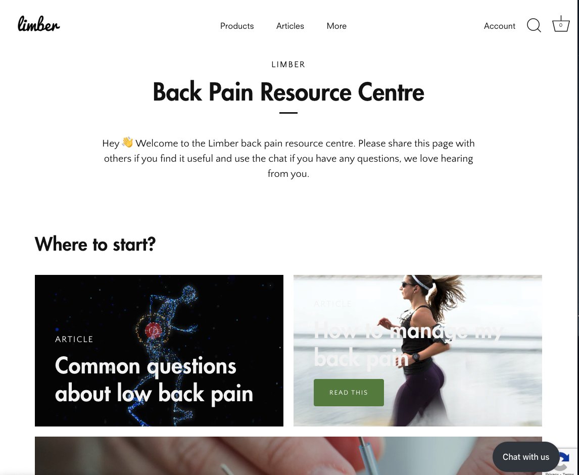 limberlifeco's tweet photo. We have added a back pain resource centre to our website for those wanting to have their questions answered, connections to qualified physical therapist, top tips and more. 

--> https://t.co/1QUAVCS5No https://t.co/k1GtJgZ8pK