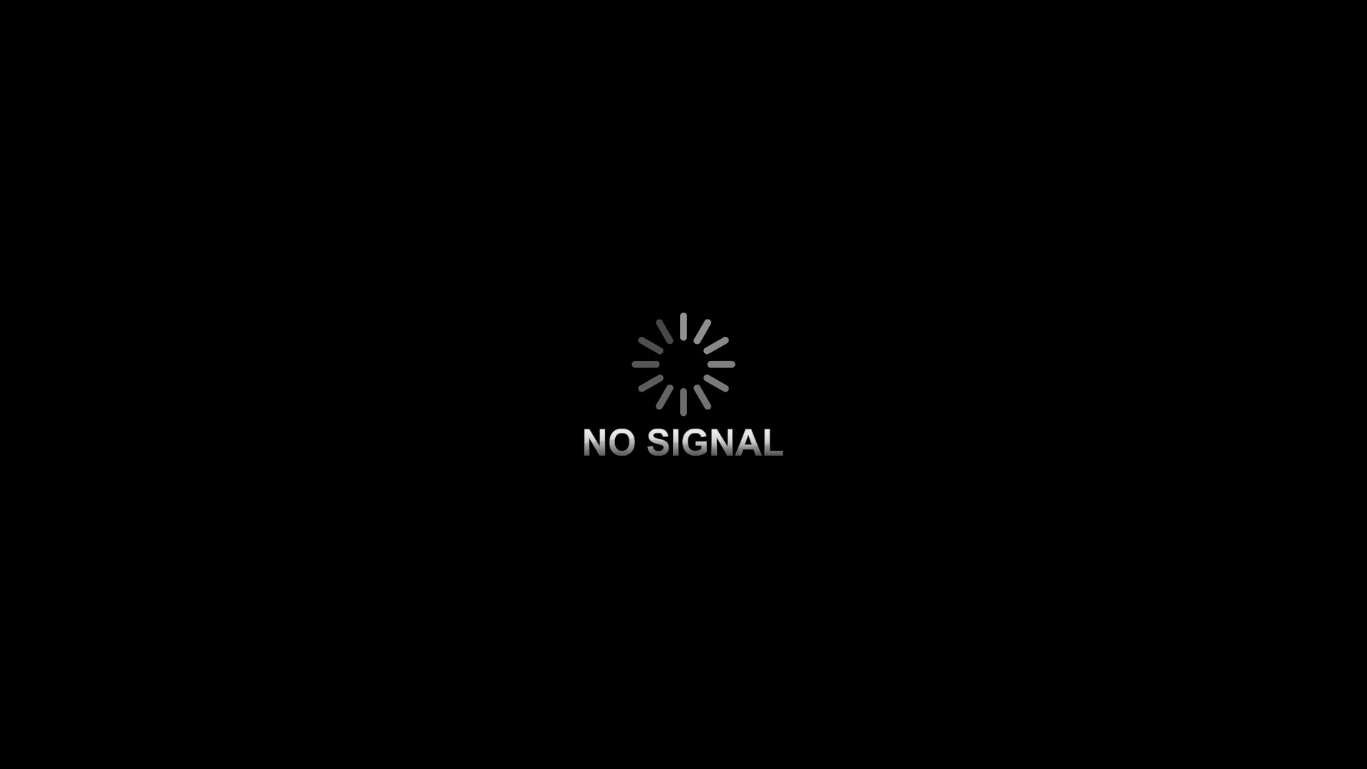 Надпись no Signal