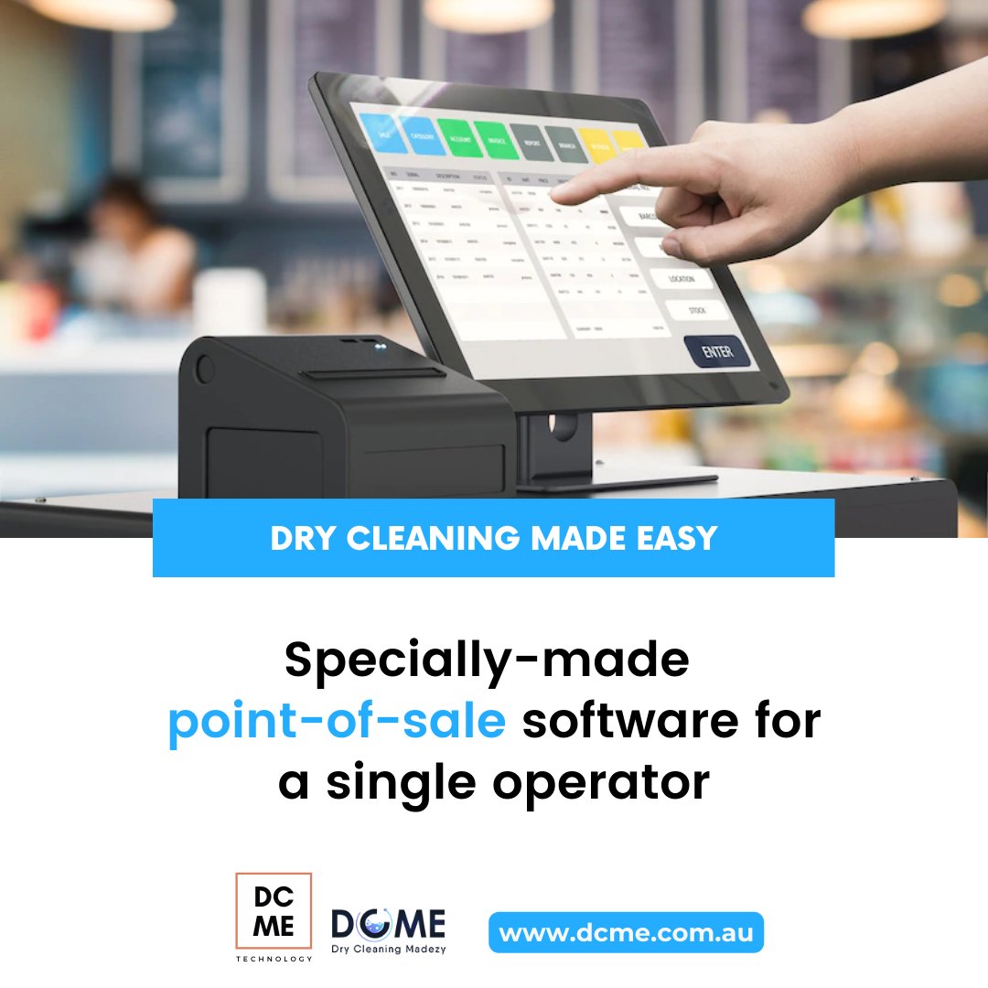 dcmesoftware's tweet image. If you want to learn more about the POS System of Dry Cleaning Made Easy and how it works, you are welcome to watch this short introduction about us. Come and watch it from: 
youtube.com/watch?v=cxDZUe…

Click ALT to read more.

#drycleaning #drycleaners #pointofsale #laundry