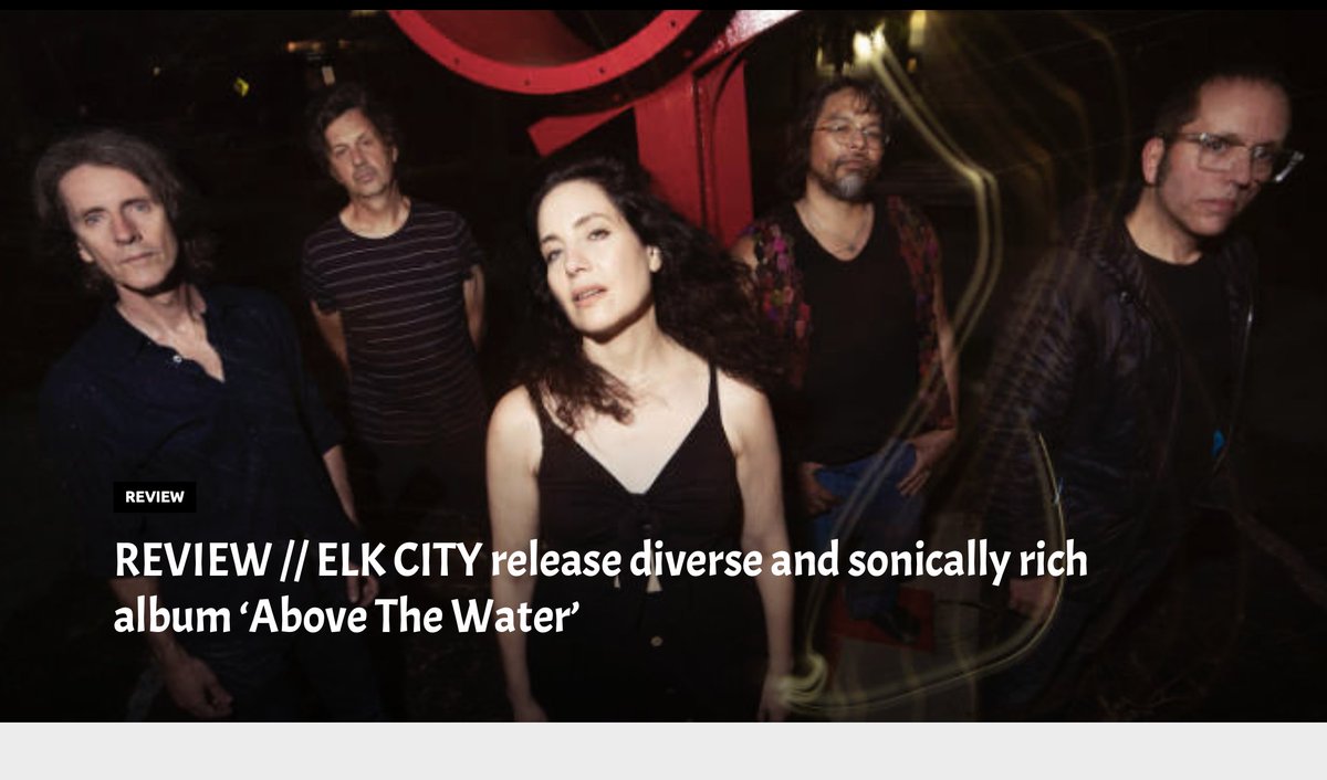 New Jersey's Elk City receives an outstanding review by @AmplifyMusicMag for their album 'Above The Water’. Produced by #RayKetchem at @magicdoormusic ~ 1https://tinyurl.com/3wrkwskh @ElkCityMusic @unicornstables @seaneden @KetchemRay @musicblogrt @creatorzrt @lovingblogs
