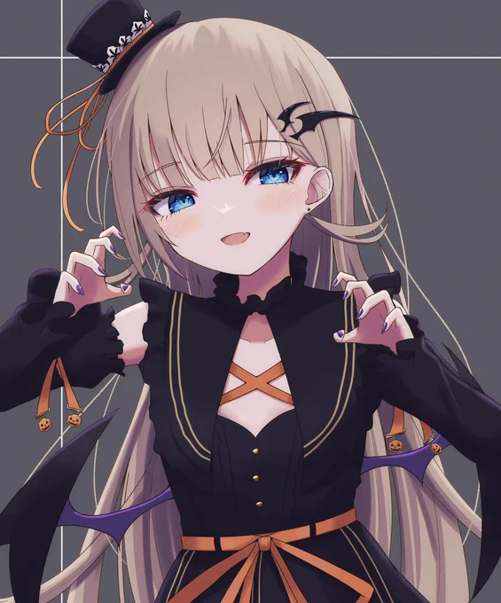 ハロウィン ※衣装改変#はなぶさの絵 