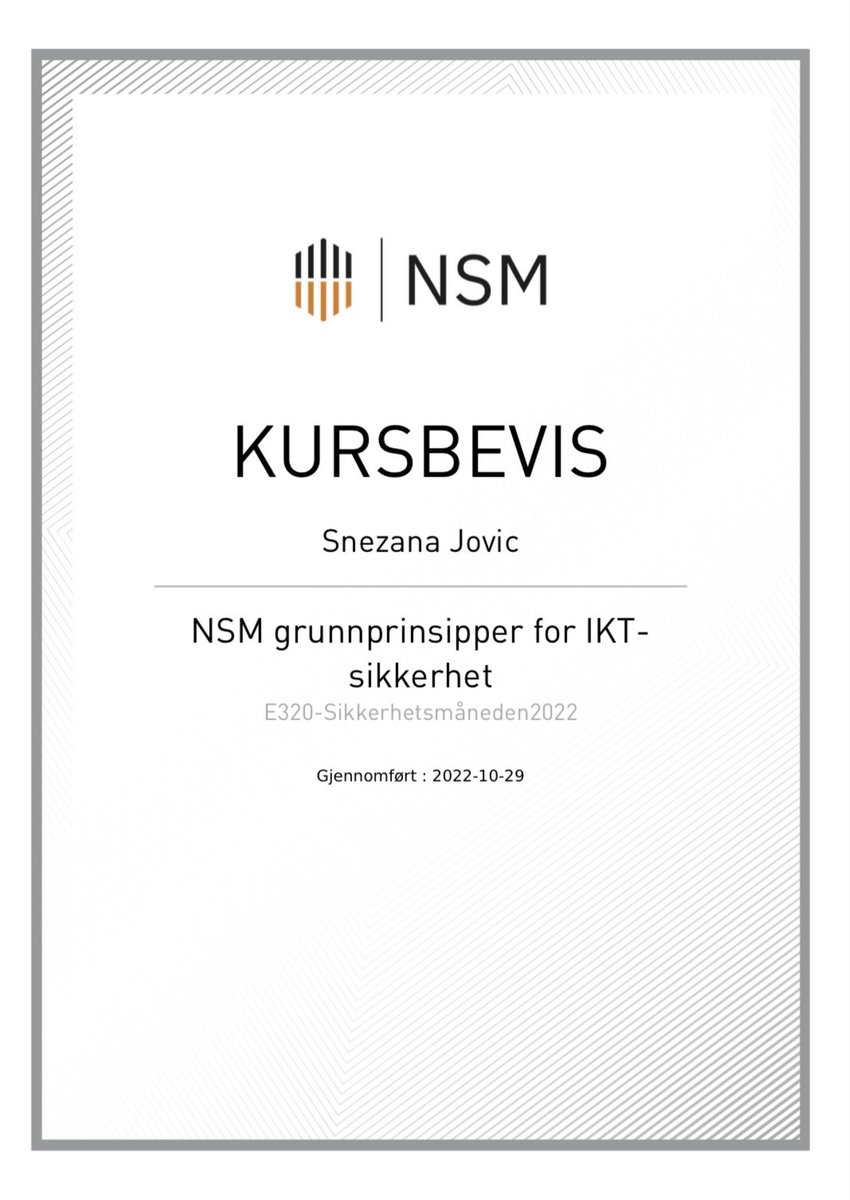 Snowy_One_13's tweet photo. 🔐 Freshen up #Security with #NSM course. It’s important to be aware of threats and how to protect. #lifelonglearning #snex https://t.co/tD868vrrSk