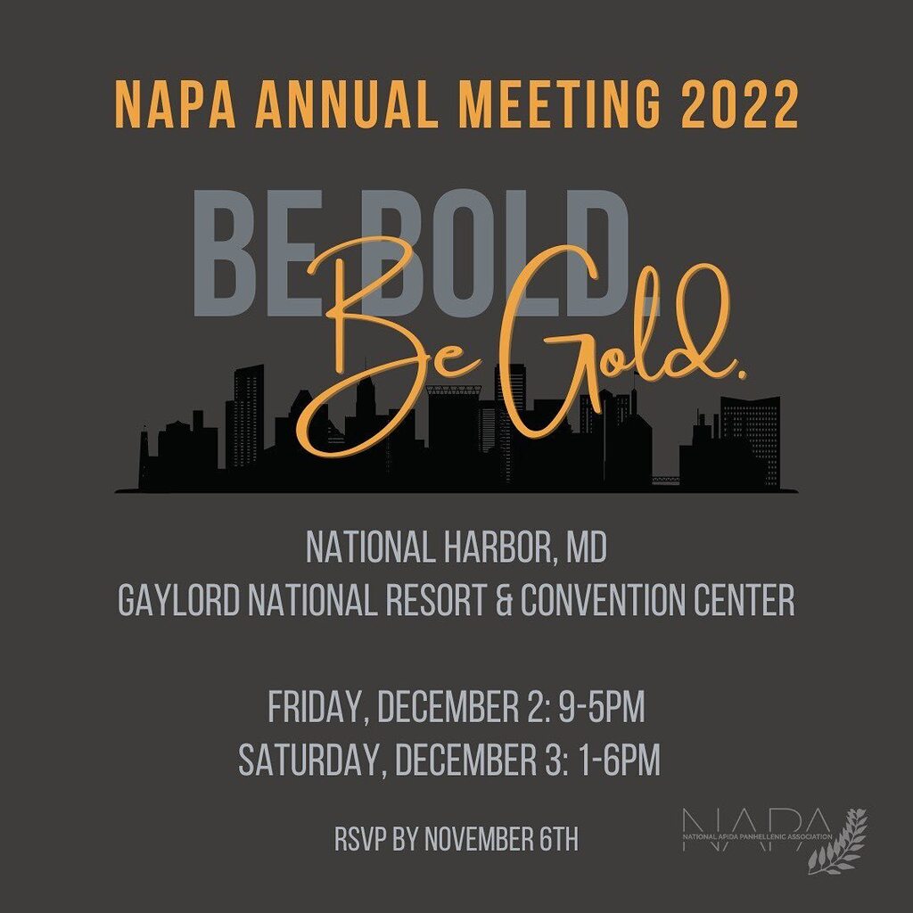 Registration is open for the NAPA Annual Meeting: which will be held in National Harbor, MD on December 2nd and 3rd.  The registration link is in our bio for more information! If you have any questions please reach out to the NAPA board! instagr.am/p/CkXCaFlK4Zh/
